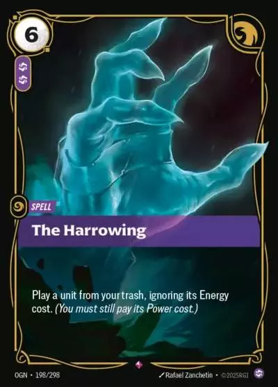The Harrowing - OGN-198 - Origins - Riftbound card