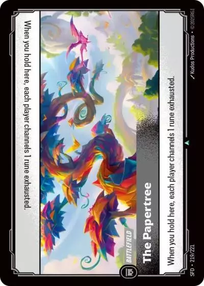 The Papertree - SFD-219 - Spiritforged - Riftbound card