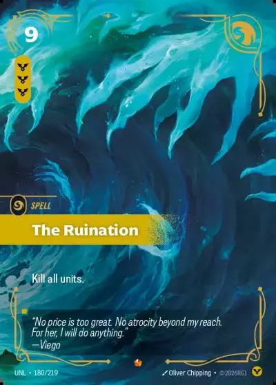 The Ruination - UNL-180 - Unleashed - Riftbound card