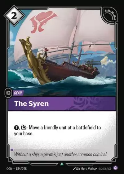 The Syren - OGN-184 - Origins - Riftbound card