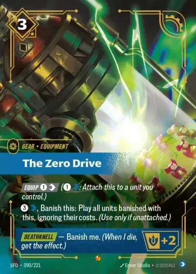 The Zero Drive - SFD-090 - Spiritforged - Riftbound card