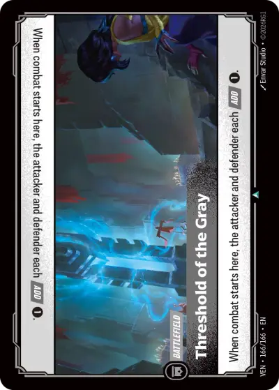 Threshold Of The Gray VEN-166 Vendetta Riftbound card