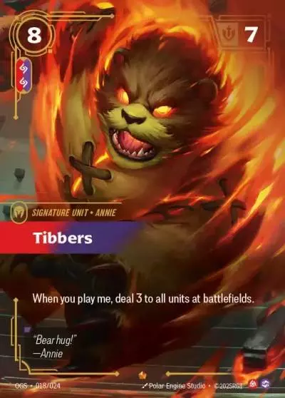 Tibbers - OGS-018 - Proving Grounds - Riftbound card