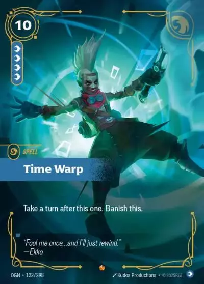 Time Wrap - OGN-122 - Origins - Riftbound card
