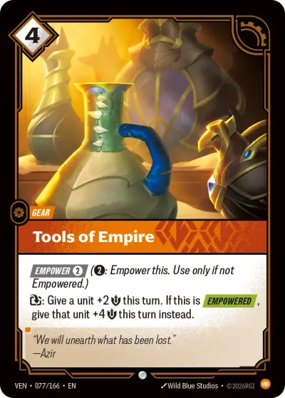 Tools Of Empire VEN-077 Vendetta Riftbound card