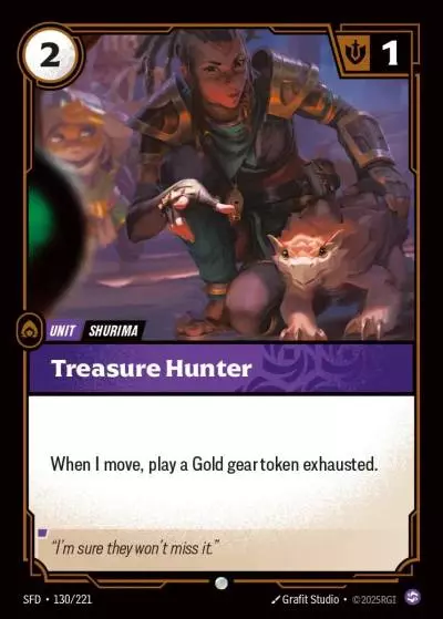 Treasure Hunter - SFD-130 - Spiritforged - Riftbound card
