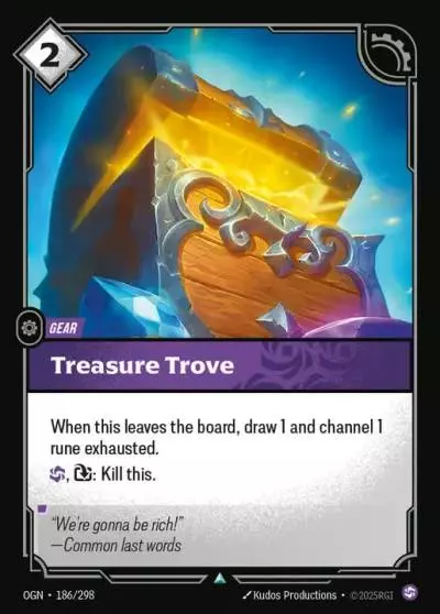 Treasure Trove - OGN-186 - Origins - Riftbound card