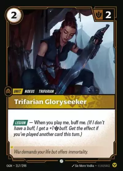 Trifarian Gloryseeker - OGN-217 - Origins - Riftbound card