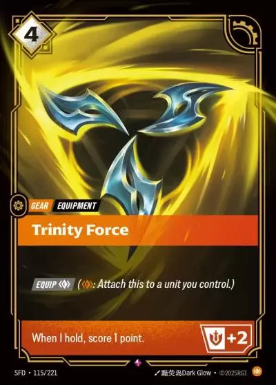 Trinity Force - SFD-115 - Spiritforged - Riftbound card