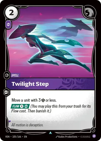 Twilight Step VEN-105 Vendetta Riftbound card