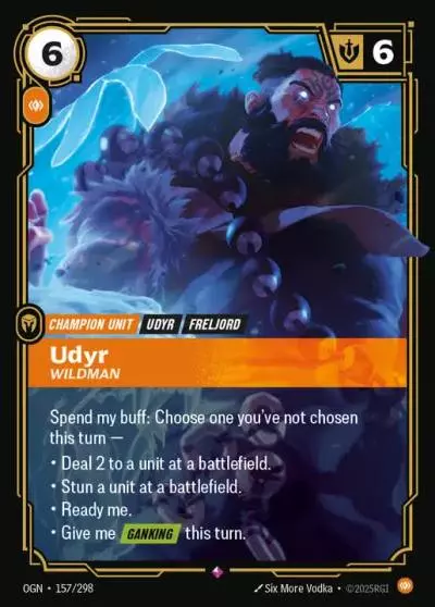 Udyr Wildman - OGN-157 - Origins - Riftbound card
