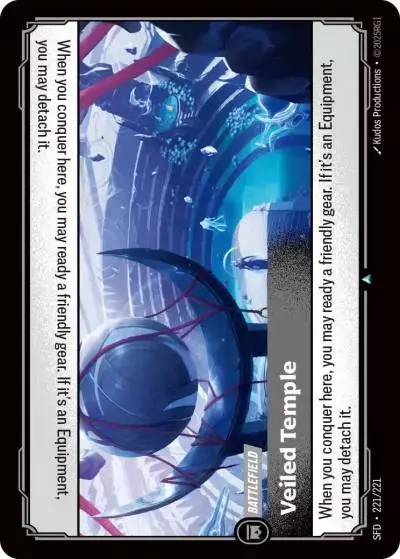 Veiled Temple - SFD-221 - Spiritforged - Riftbound card