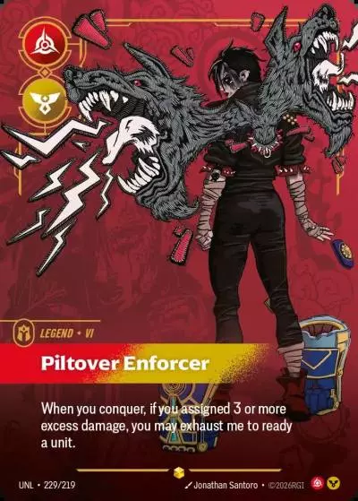 Vi, Piltover Enforcer - UNL-229 - Unleashed - Riftbound card