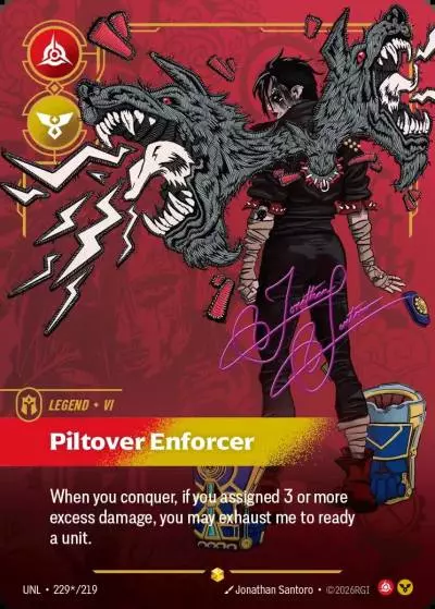 Vi, Piltover Enforcer - UNL-229s - Unleashed - Riftbound card