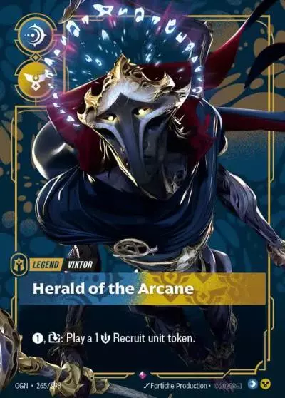 Viktor Herald of the Arcane - OGN-265 - Origins - Riftbound card