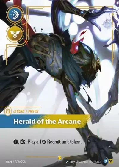 Viktor Herald of the Arcane - OGN-308 - Origins - Riftbound card