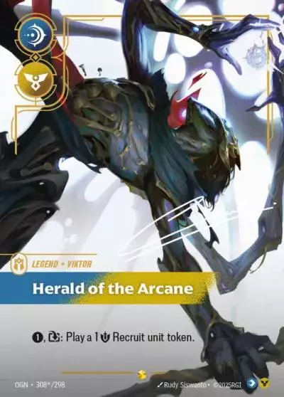Viktor Herald of the Arcane - OGN-308s - Origins - Riftbound card