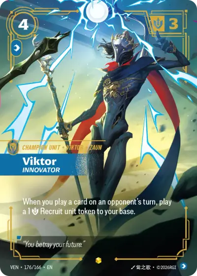 Viktor Innovator VEN-176 Vendetta Riftbound card