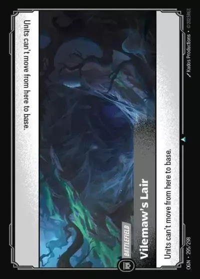 Vilemaw's Lair - OGN-295 - Origins - Riftbound card