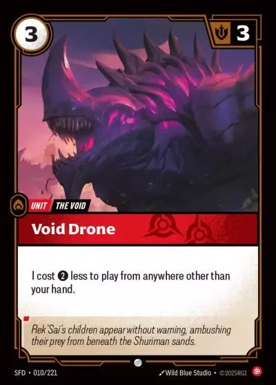 Void Drone - SFD-010 - Spiritforged - Riftbound card