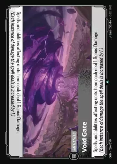 Void Gate - OGN-296 - Origins - Riftbound card