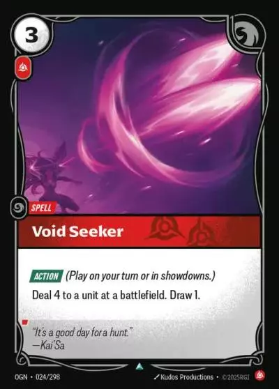 Void Seeker - OGN-024 - Origins - Riftbound card
