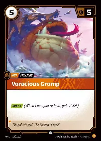 Voracious Gromp - UNL-100 - Unleashed - Riftbound card