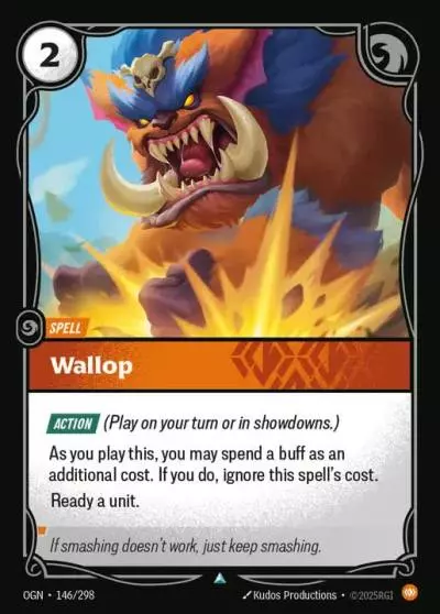 Wallop - OGN-146 - Origins - Riftbound card