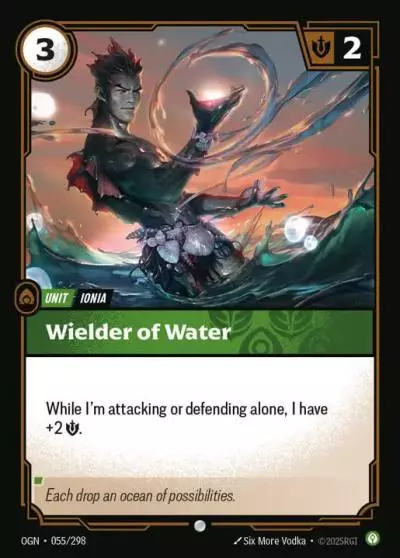 Wielder of Water - OGN-055 - Origins - Riftbound card