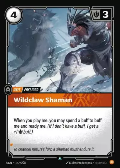 Wildclaw Shaman - OGN-147 - Origins - Riftbound card