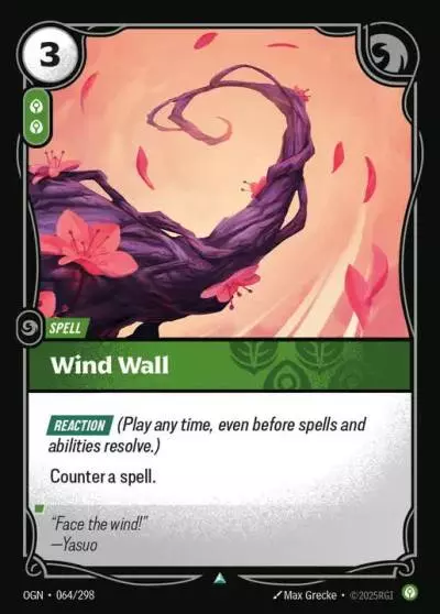 Wind Wall - OGN-064 - Origins - Riftbound card