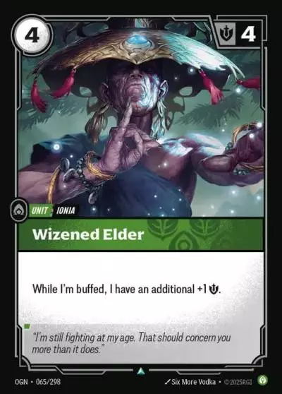 Wizened Elder - OGN-065 - Origins - Riftbound card