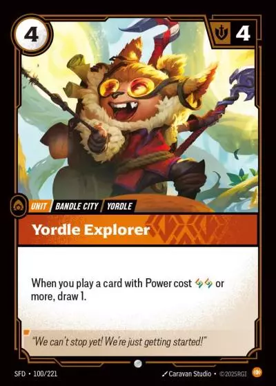 Yordle Explorer - SFD-100 - Spiritforged - Riftbound card