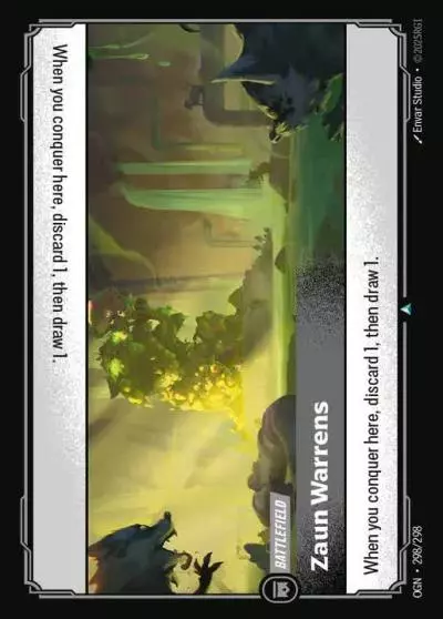 Zaun Warrens - OGN-298 - Origins - Riftbound card